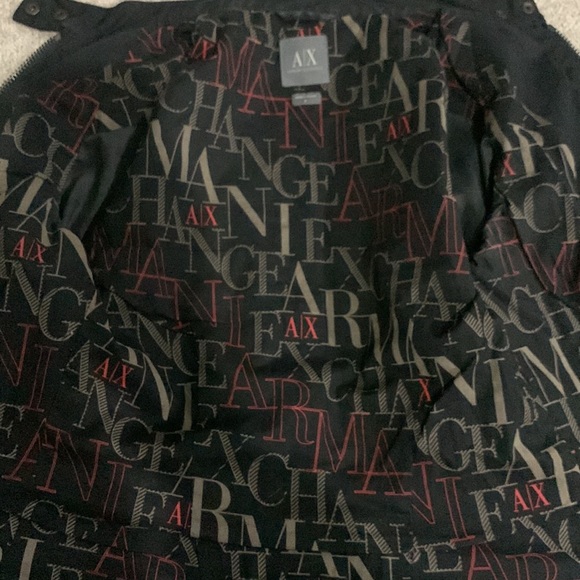 Black Armani Exchange Bomber Jacket - Picture 4 of 4